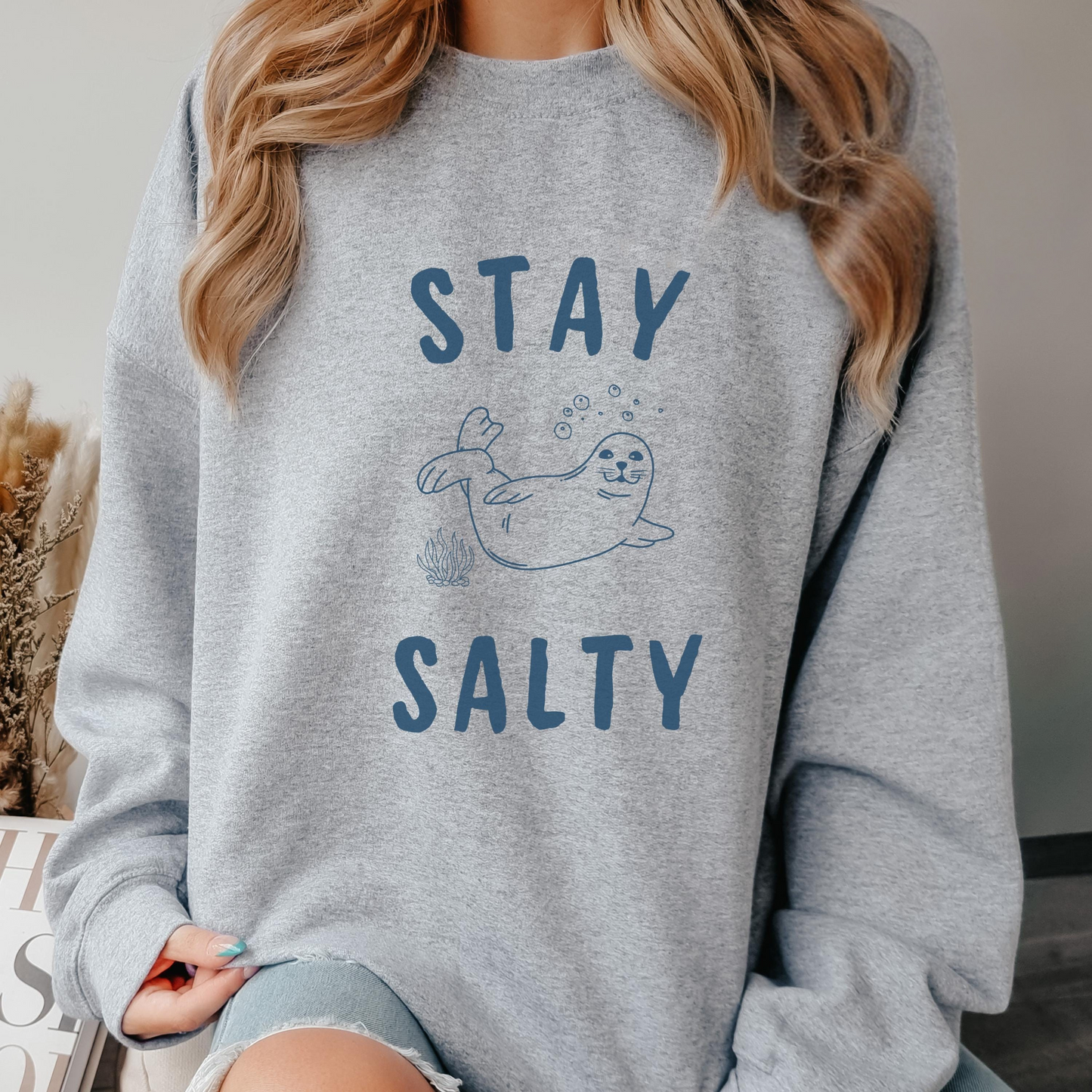 Stay Salty Seal Sweater