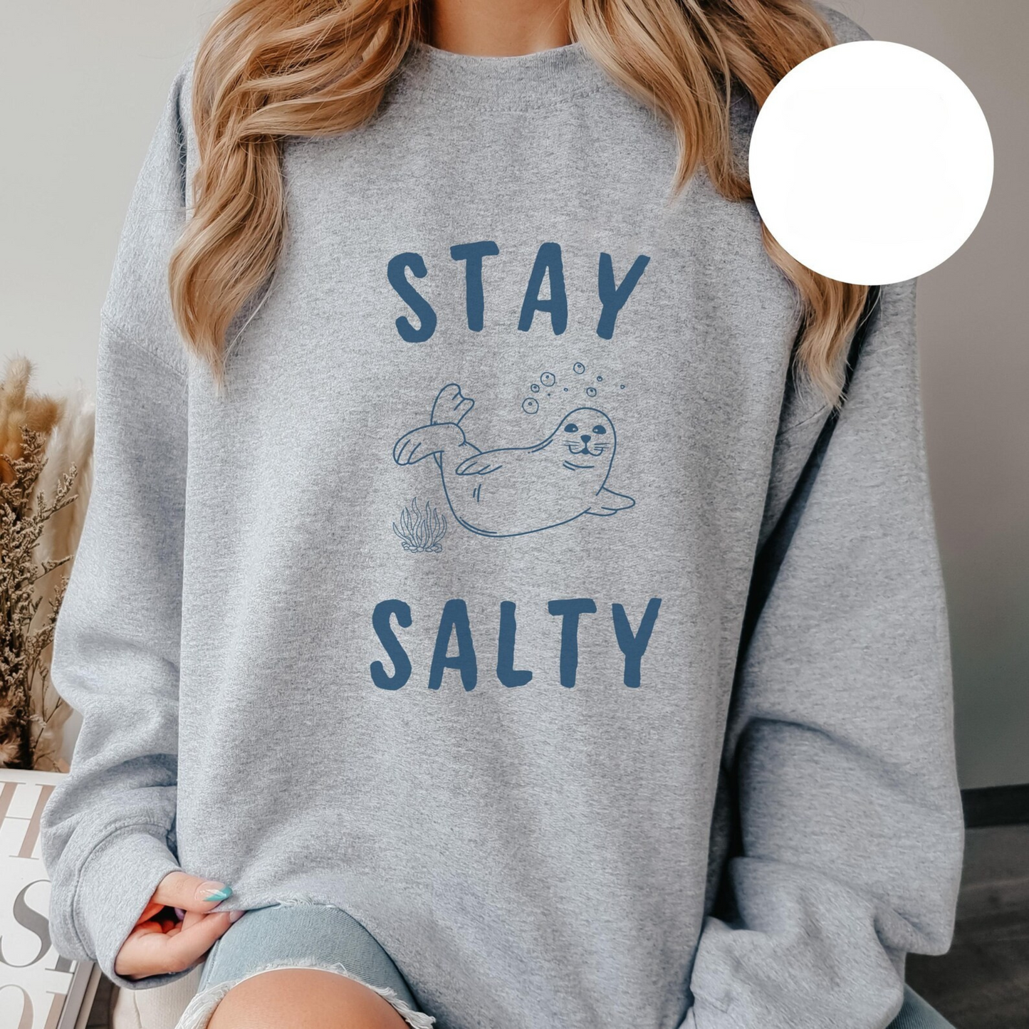 Stay Salty Seal Sweater