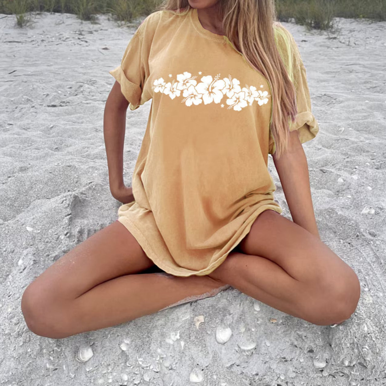 Hibiscus Flower Tee