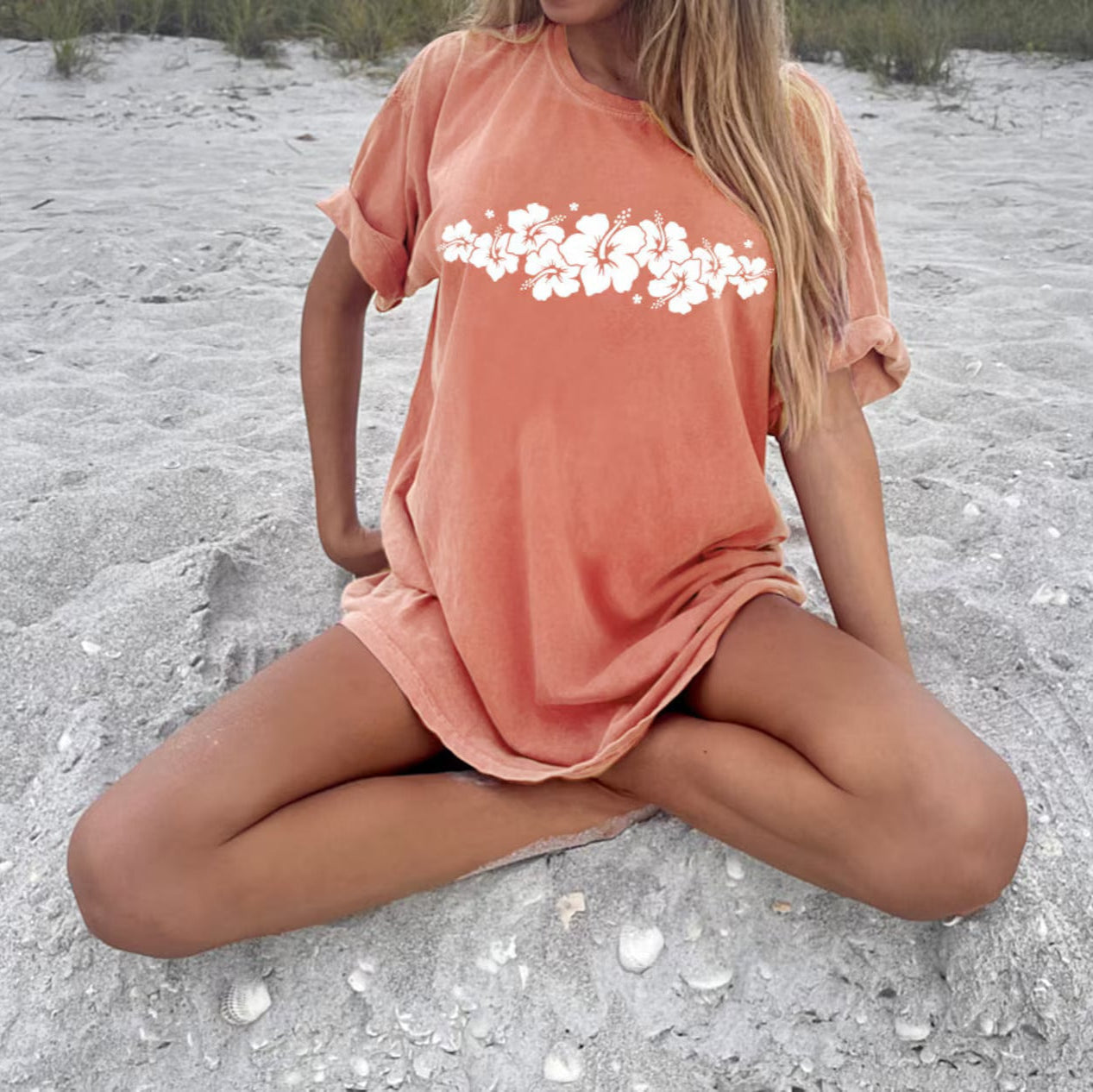 Hibiscus Flower Tee