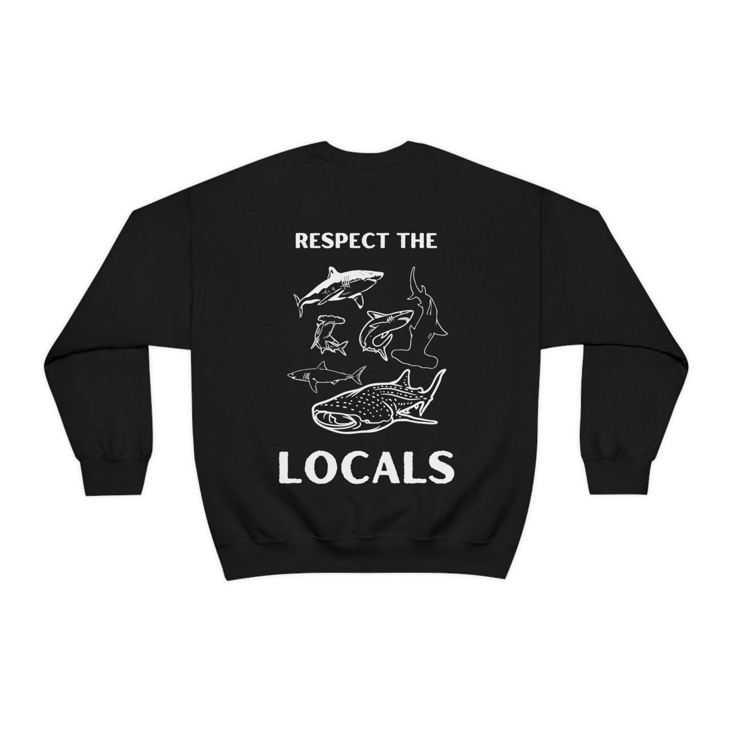 Respect The Locals Shark Hoodie V9