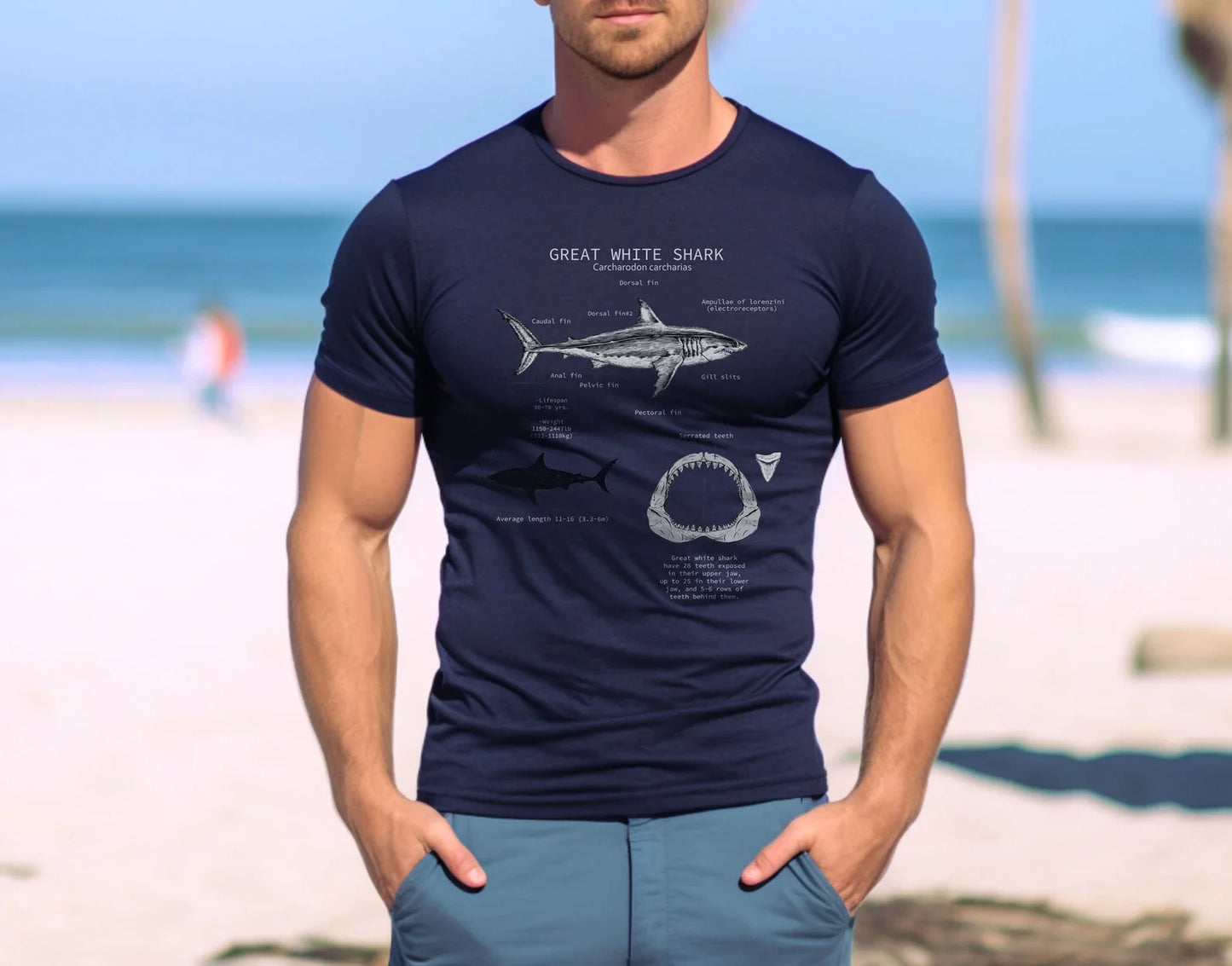 Great White Shark Tee V4