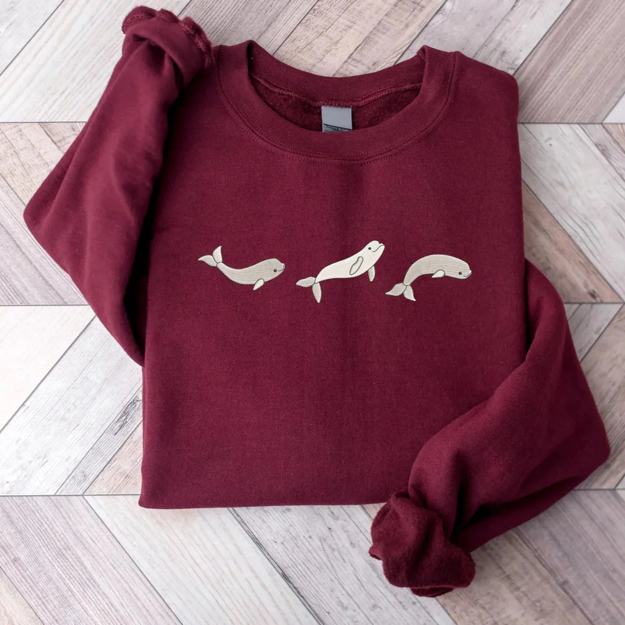 Beluga Whale Sweater