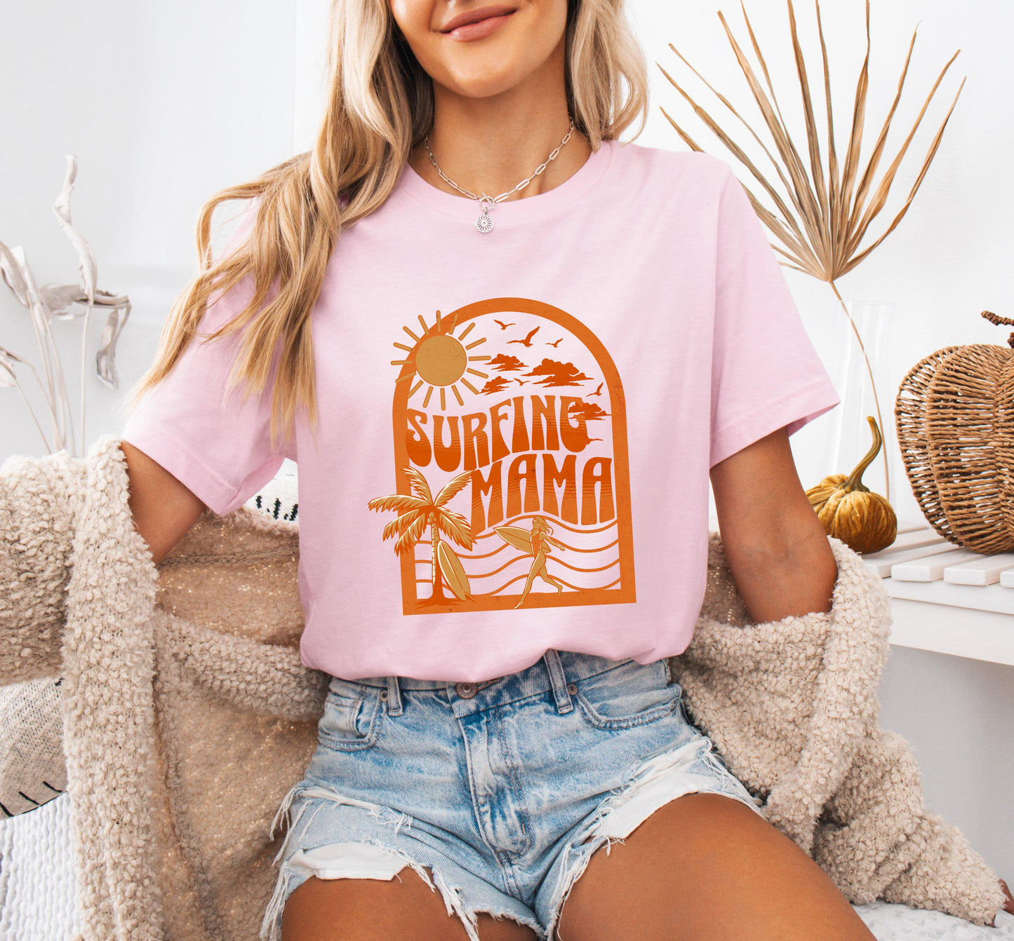 Surfing Mama Tee