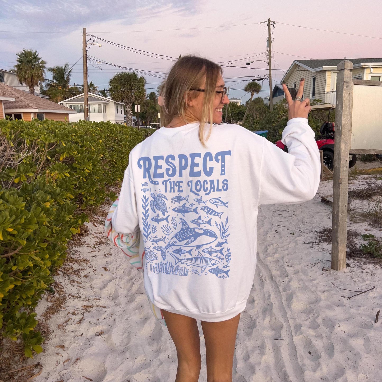 Respect The Locals Sweater V12