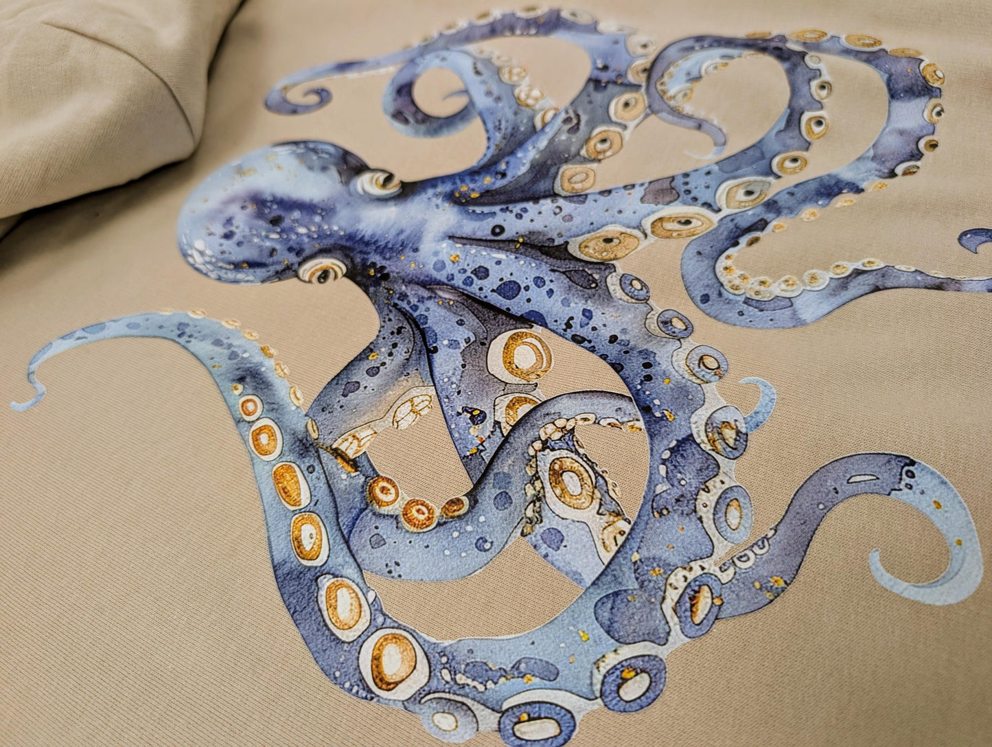 Watercolour Octopus Hoodie