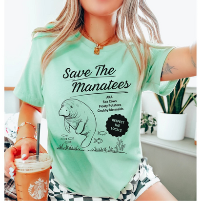 Save The Manatees Tee V3