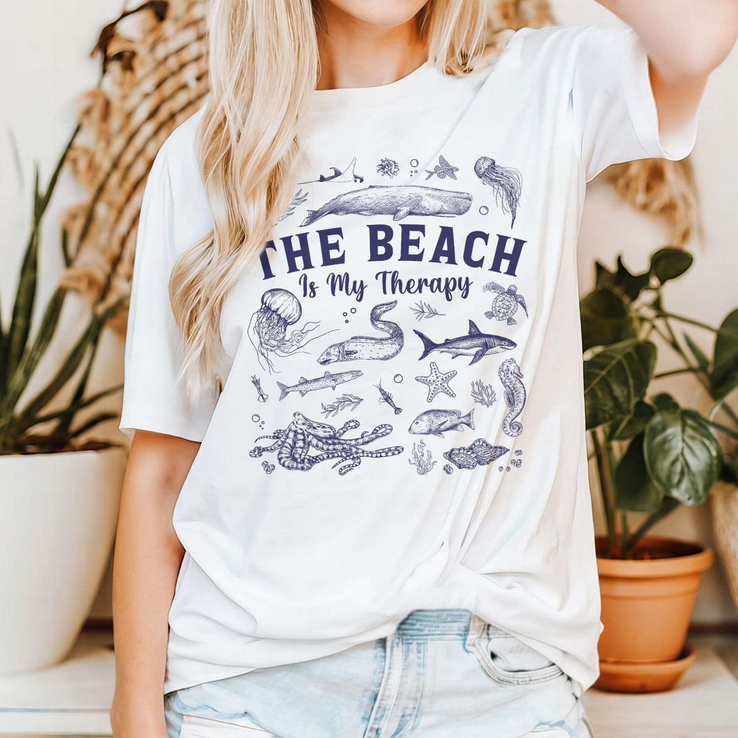 The Beach Therapy Tee