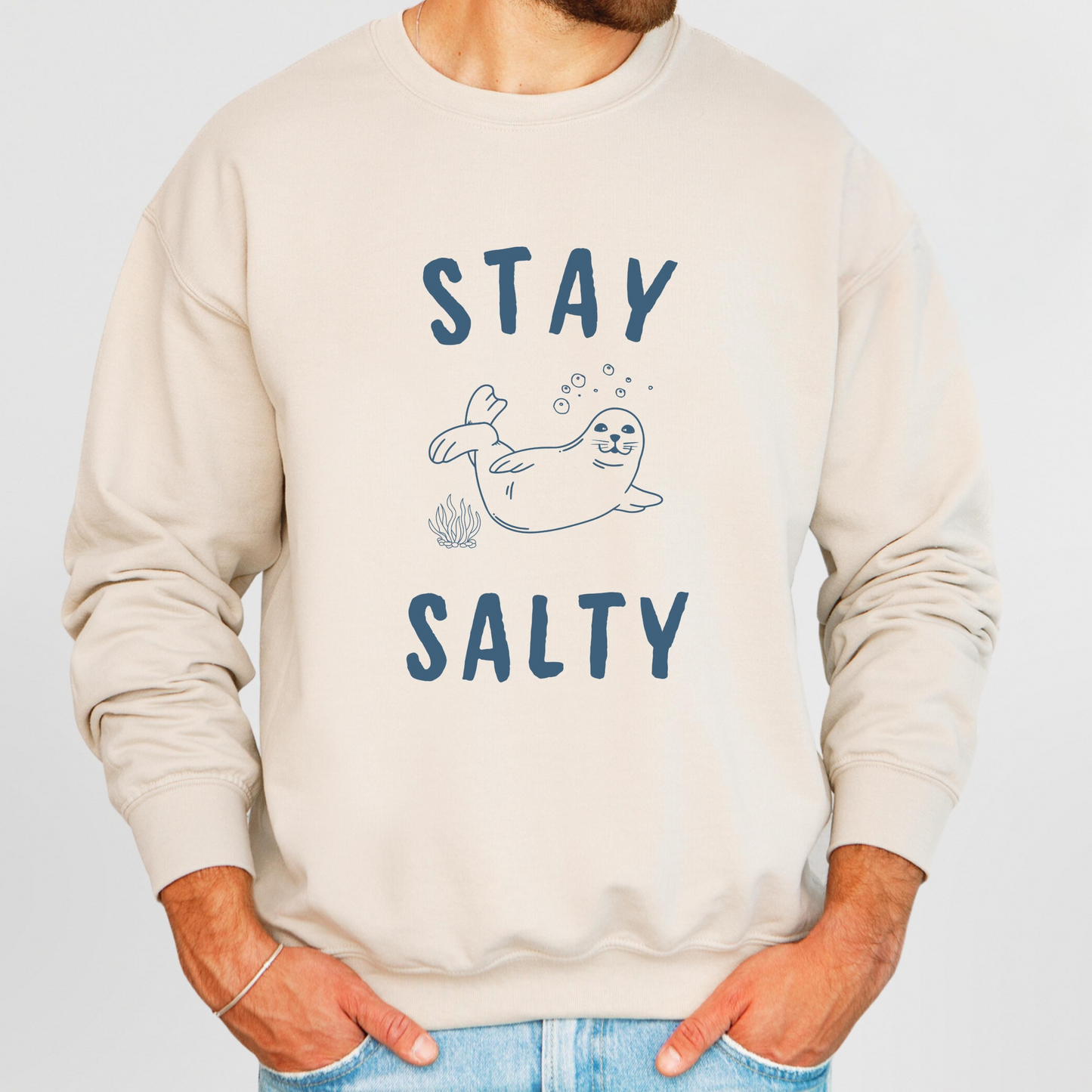 Stay Salty Seal Sweater