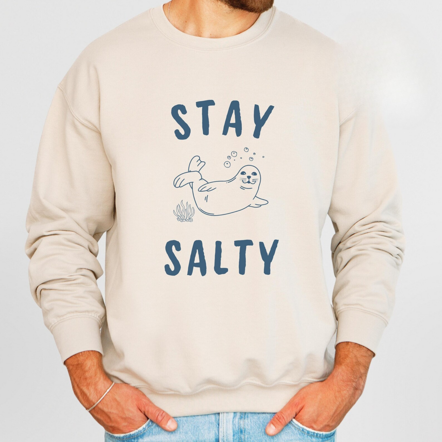 Stay Salty Seal Sweater
