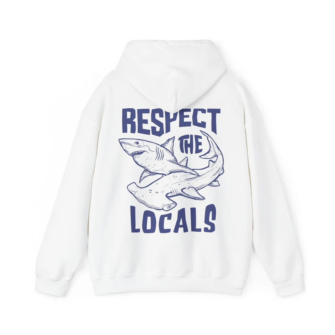 Respect The Locals Shark Hoodie V3