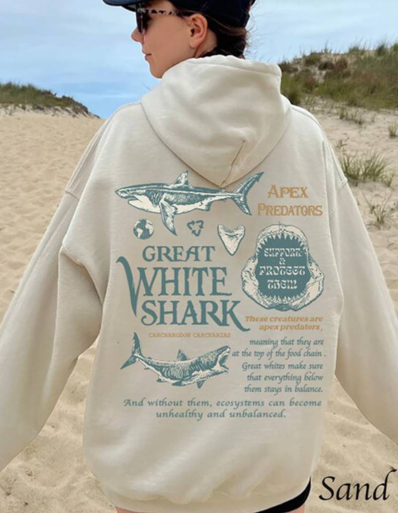 Great White Shark Hoodie