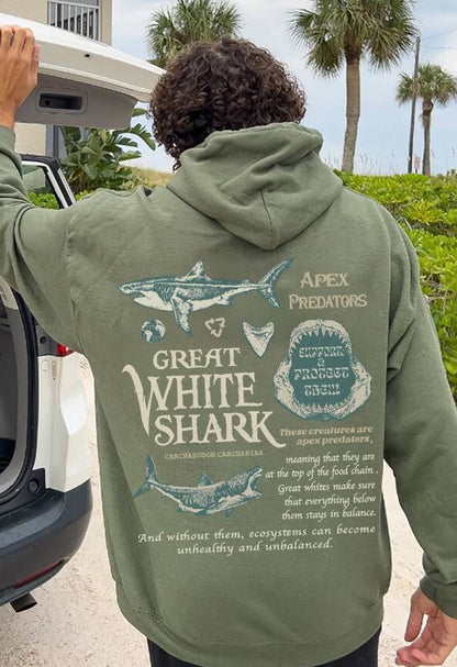 Great White Shark Hoodie