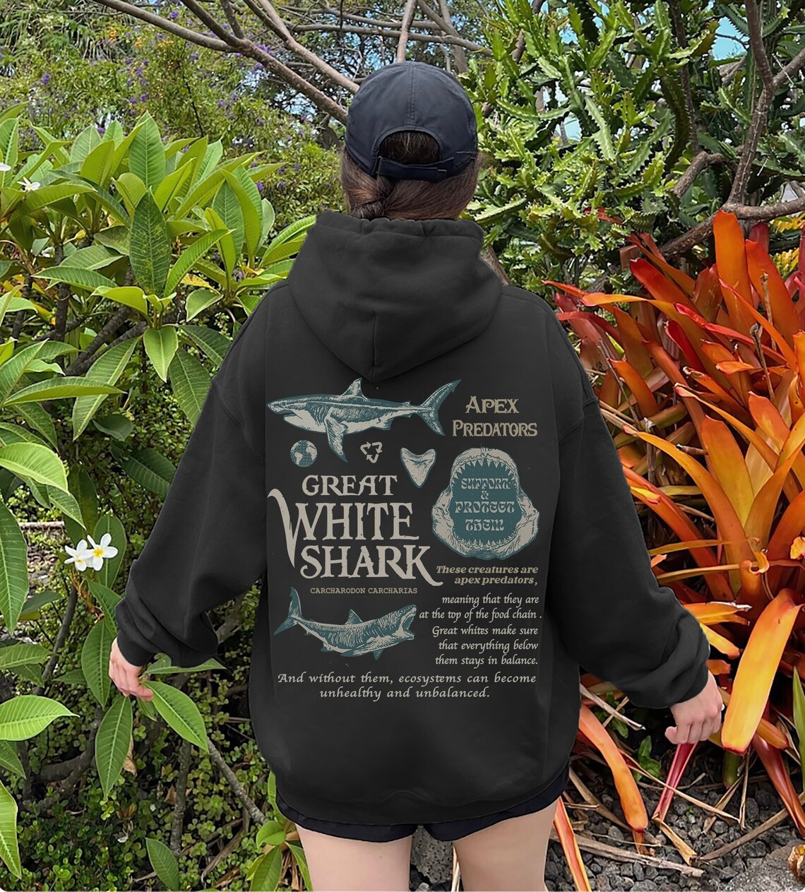 Great White Shark Hoodie