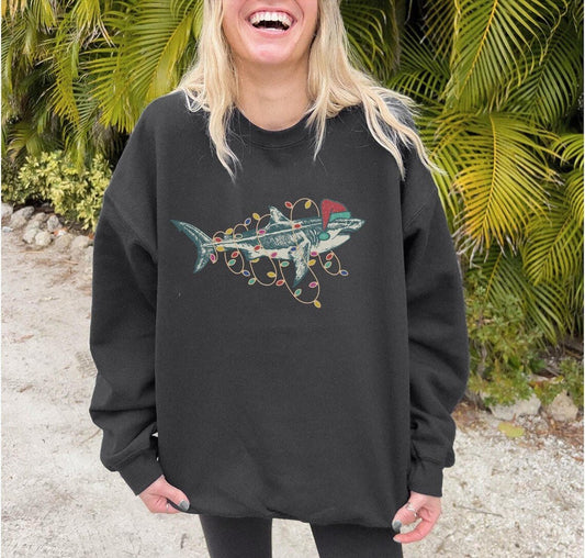 Christmas Shark Sweater V2