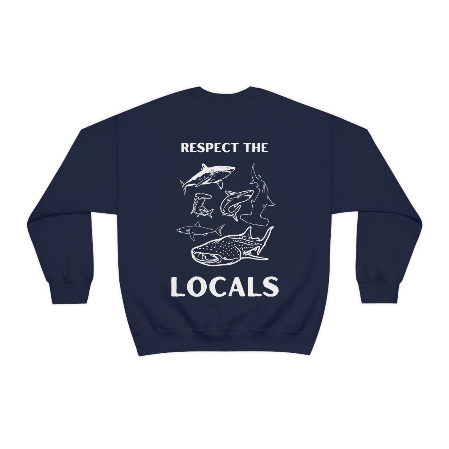 Respect The Locals Shark Hoodie V9