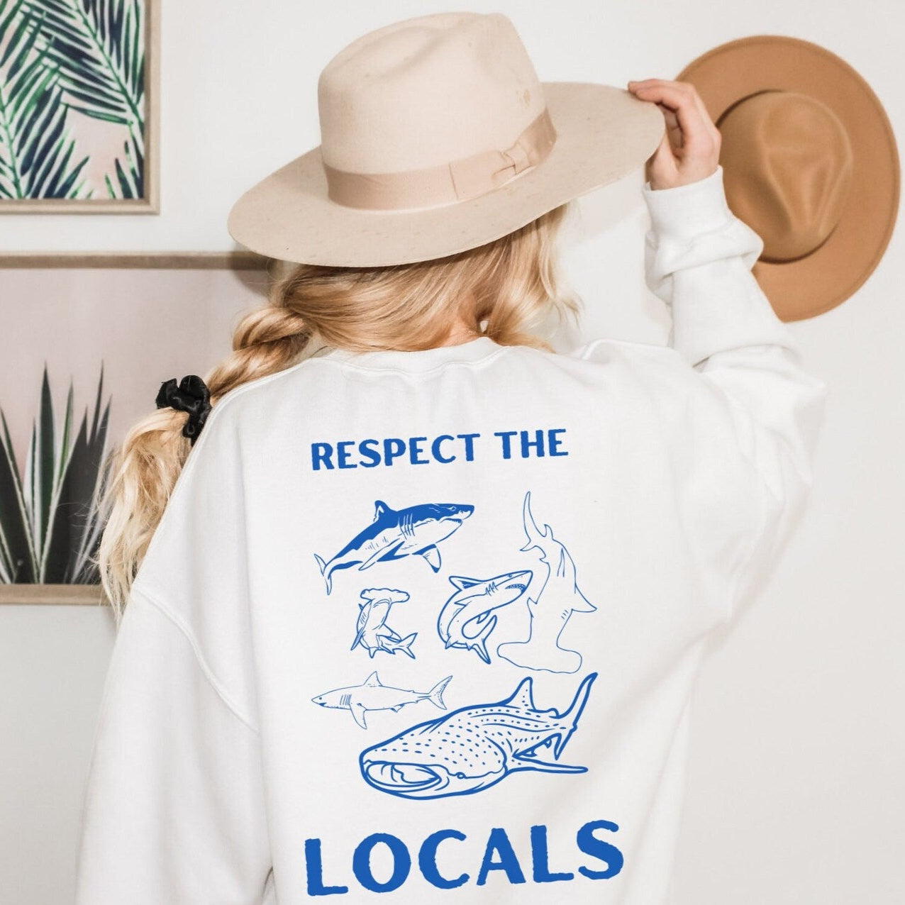 Respect The Locals Shark Hoodie V9