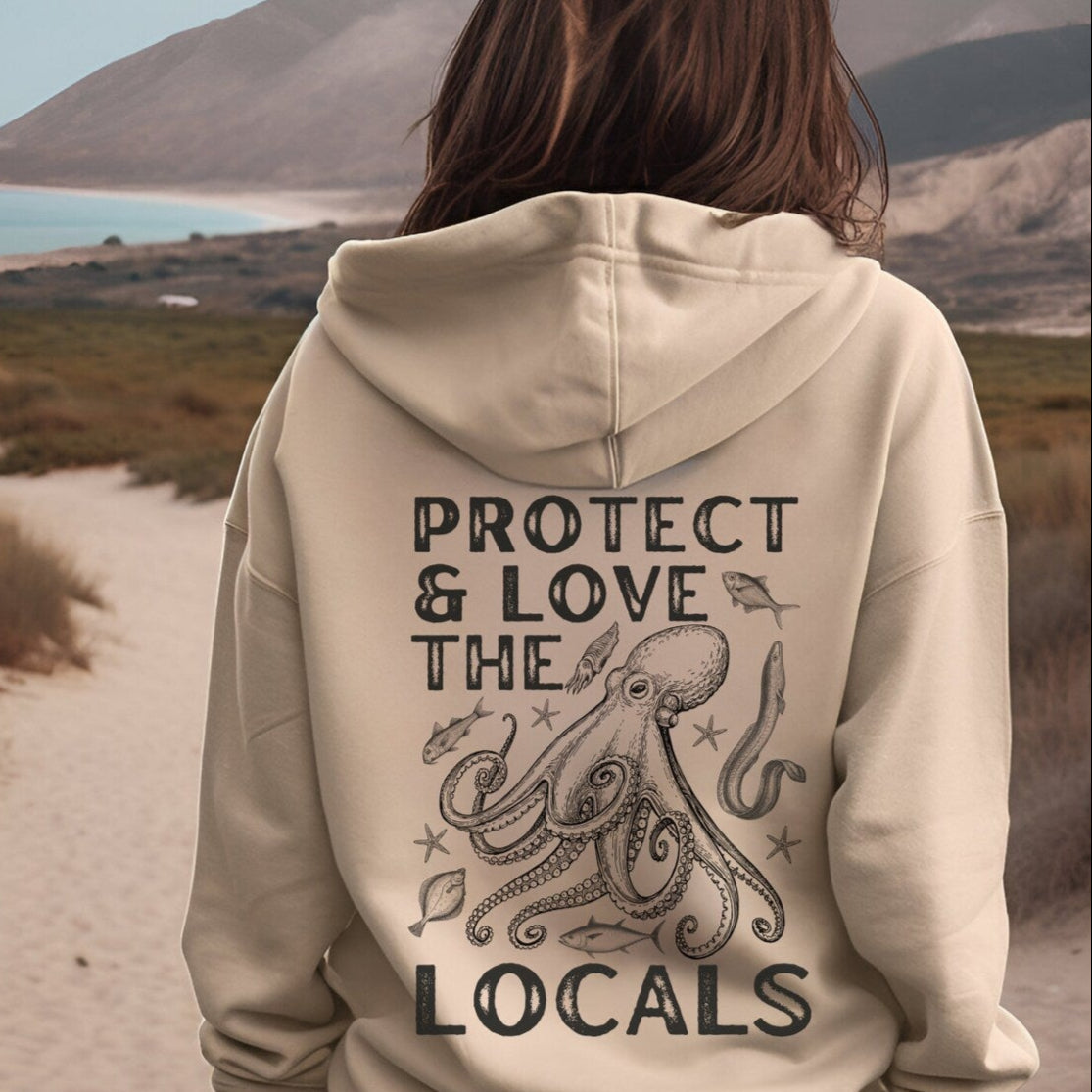 Octopus Protect & Love The Locals Hoodie