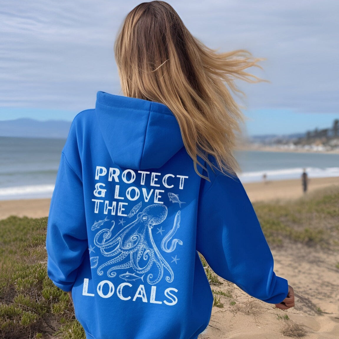 Octopus Protect & Love The Locals Hoodie