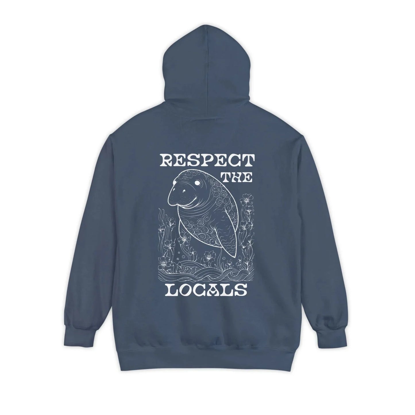 Respect The Locals Manatee Hoodie V3