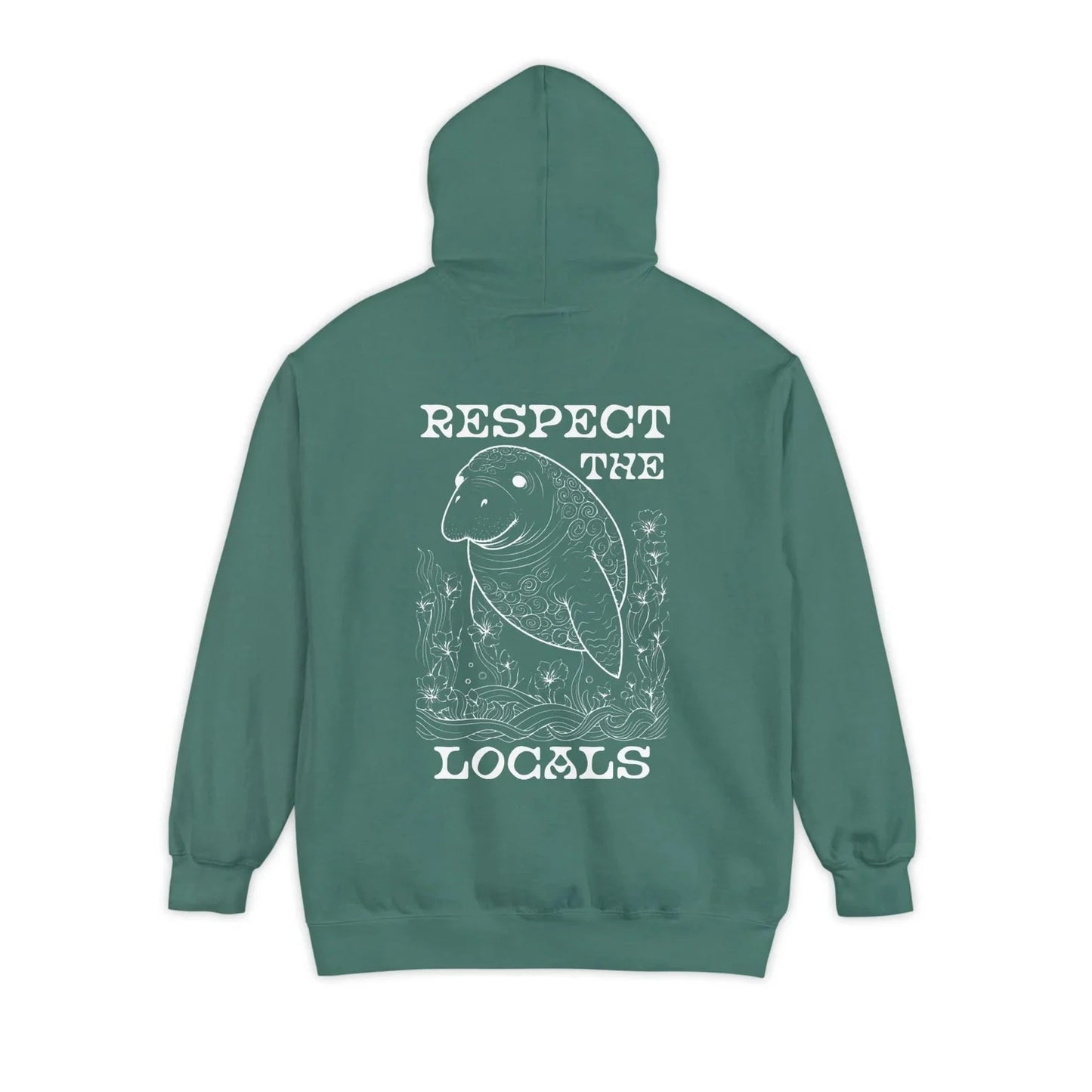 Respect The Locals Manatee Hoodie V3