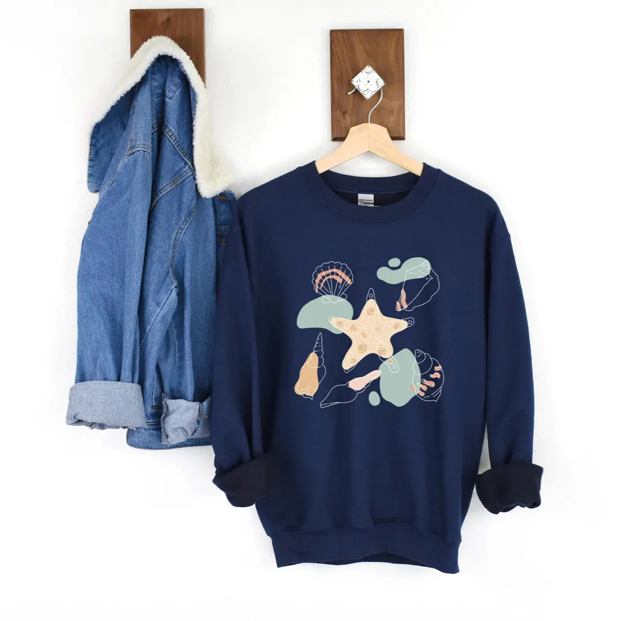 Sea Shells Graphic Sweater