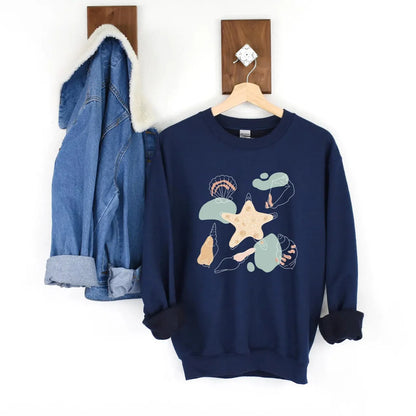Sea Shells Graphic Sweater