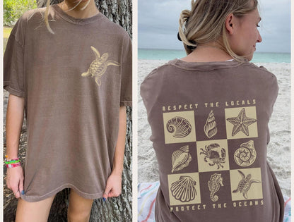 Retro Respect The Oceans Tee