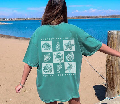 Retro Respect The Oceans Tee