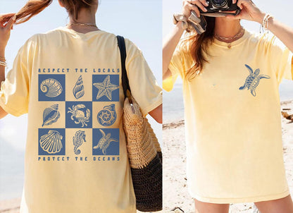 Retro Respect The Oceans Tee
