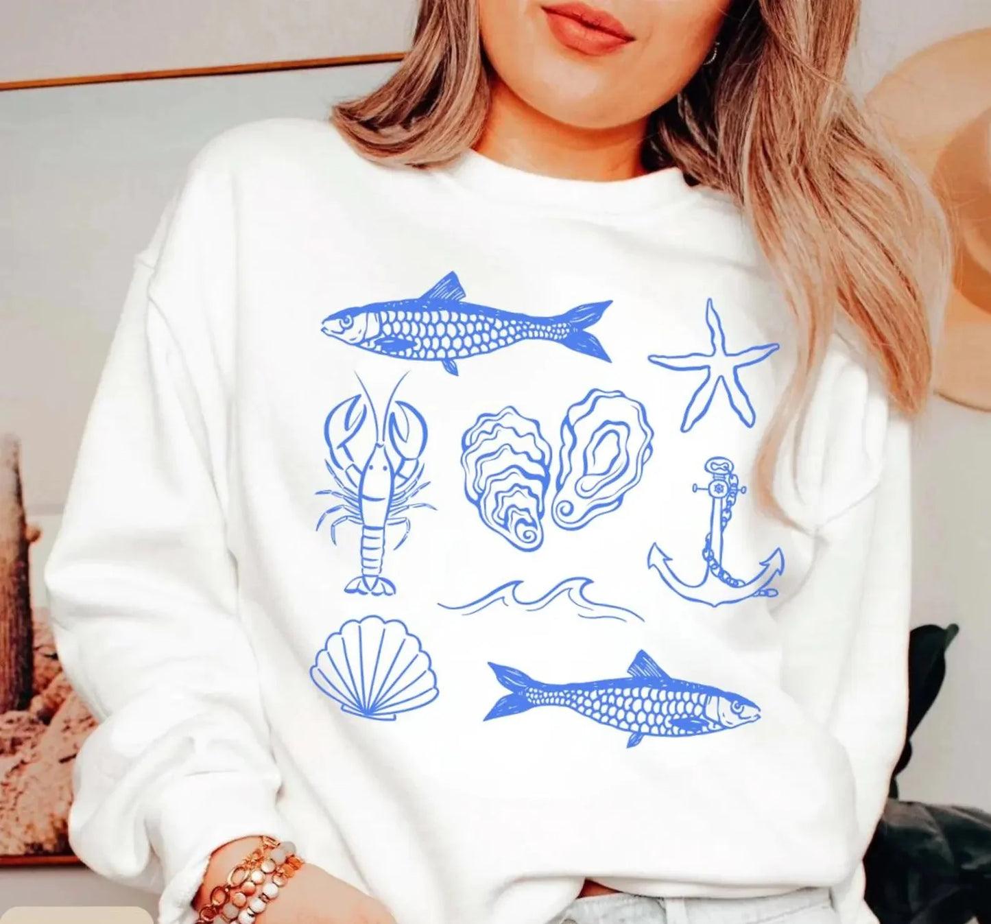 Fish Beach Sweaster