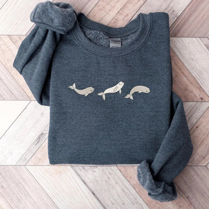 Beluga Whale Sweater