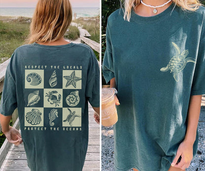 Retro Respect The Oceans Tee