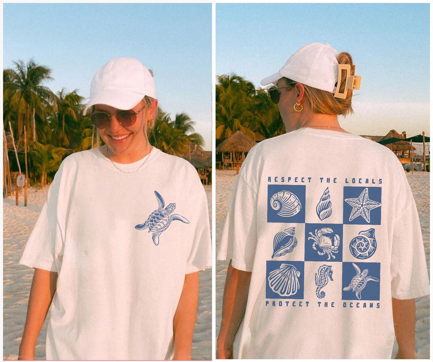 Retro Respect The Oceans Tee