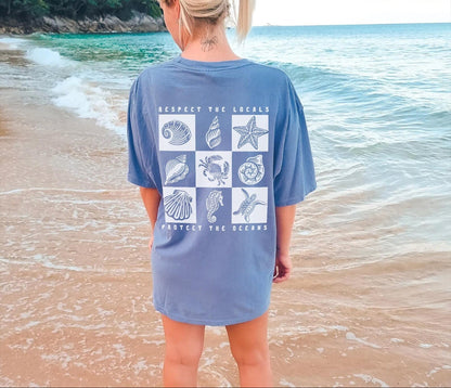 Retro Respect The Oceans Tee