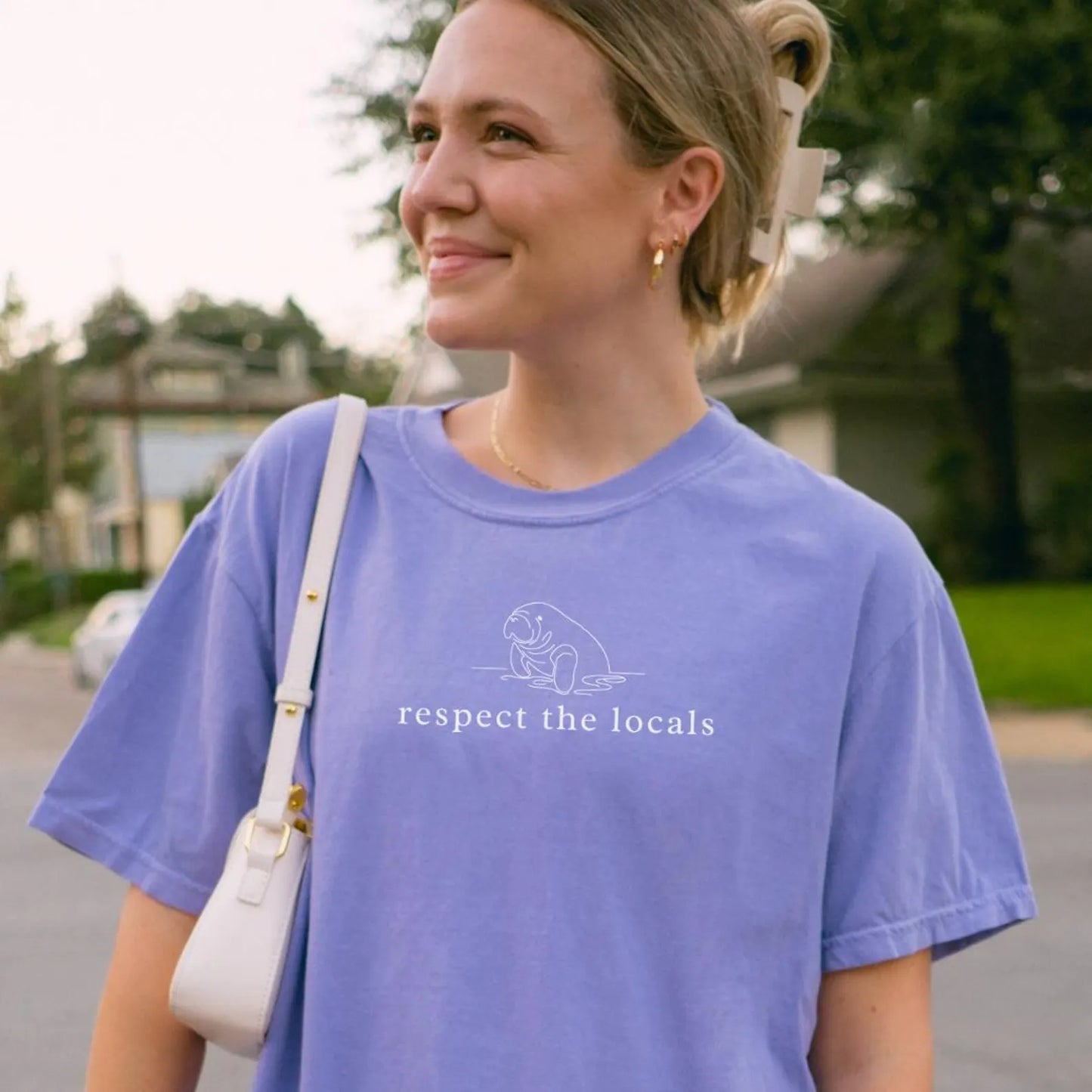 Respect The Locals Manatee Tee V4