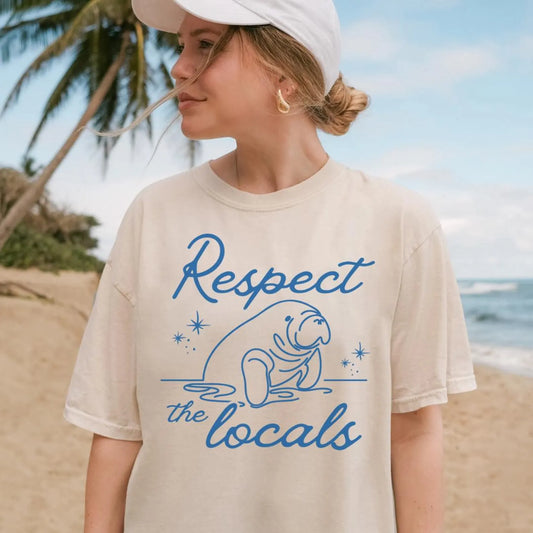 Manatee Respect the Locals Tee V4
