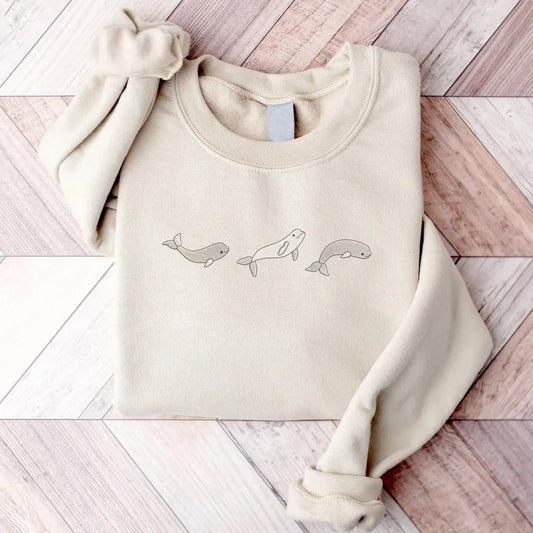 Beluga Whale Sweater