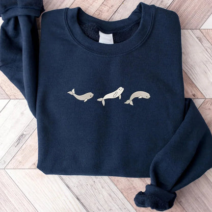 Beluga Whale Sweater