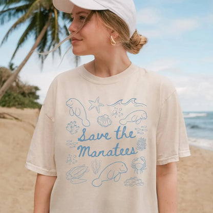 Save The Manatees Tee V5