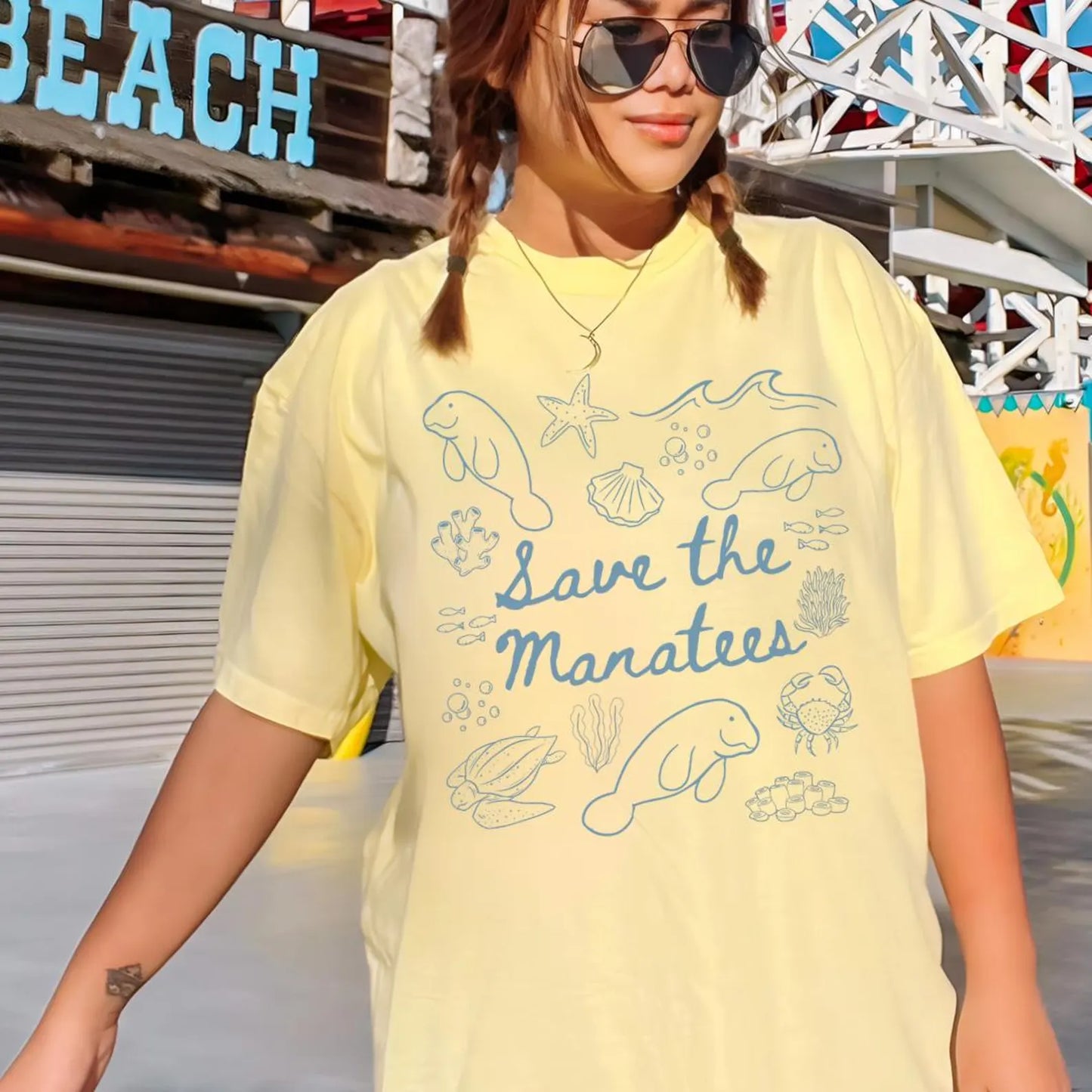 Save The Manatees Tee V5