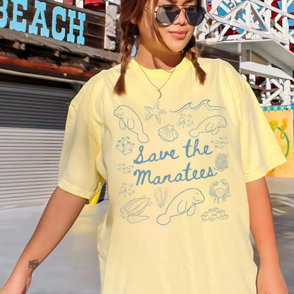 Save The Manatees Tee V5