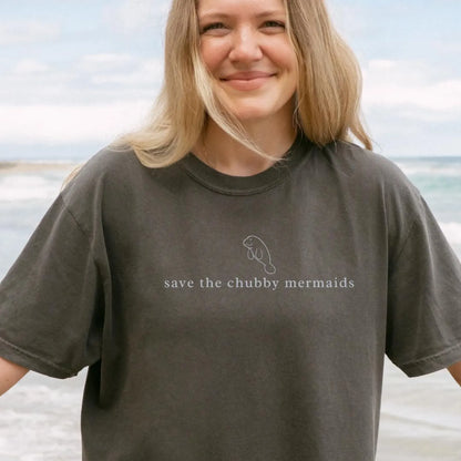 Save The Chubby Mermaids Tee