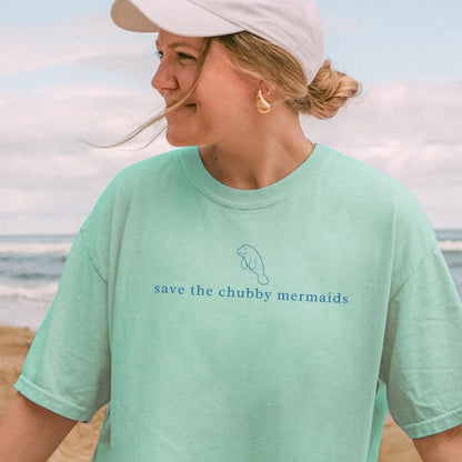 Save The Chubby Mermaids Tee