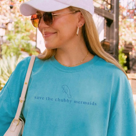 Save The Chubby Mermaids Tee