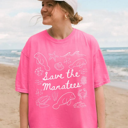 Save The Manatees Tee V5