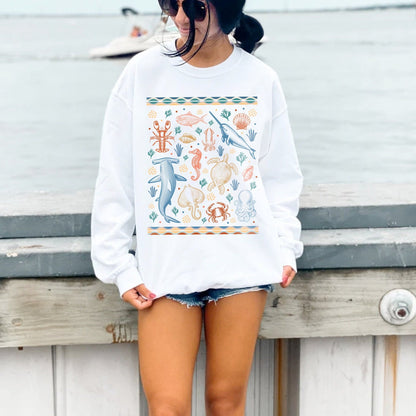 Sea Marine Life Sweater