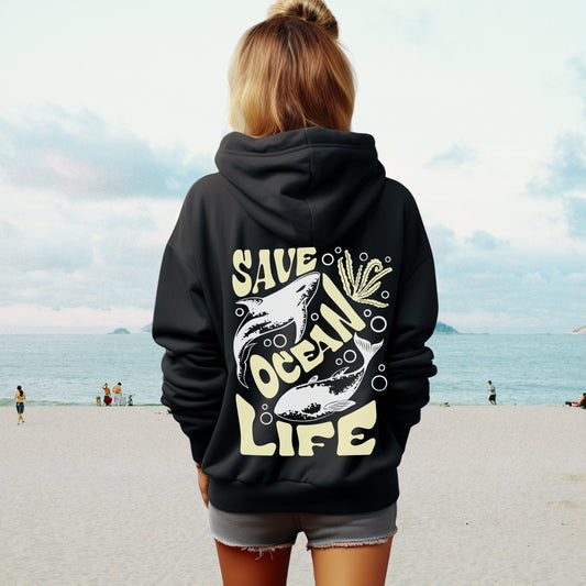 Save Ocean Life Hoodie