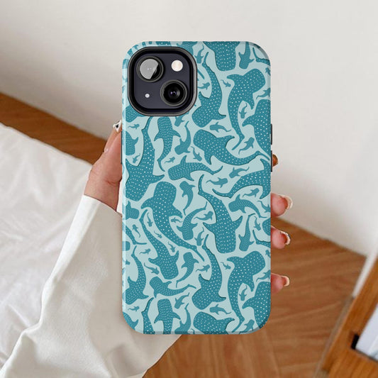 Blue Whaleshark Phone Case