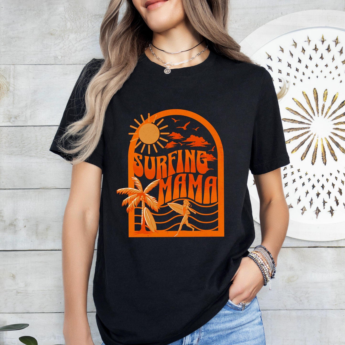 Surfing Mama Tee